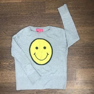Girls smiley face sweater 